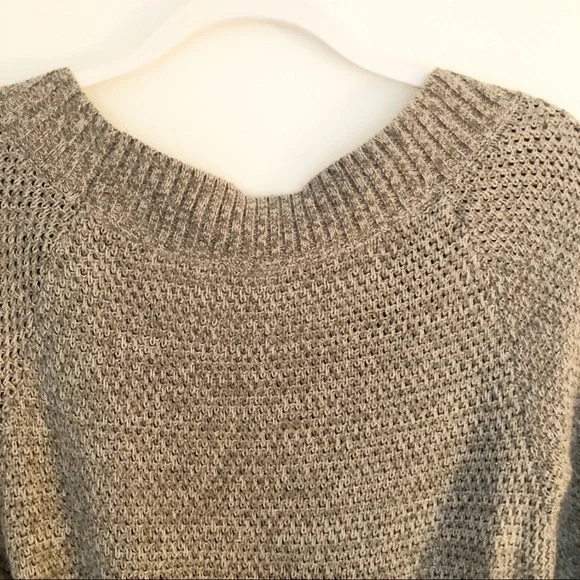 Roxy Quicksilver Gray Knit Sweater Dress - Size XL - Picture 7 of 8